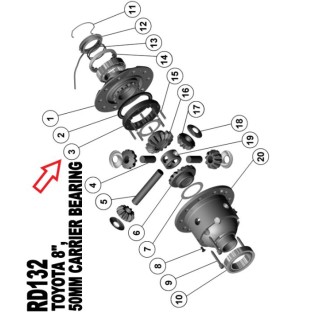 ARB RD132 Air Locker shift collar - Toyota | Szekla4x4